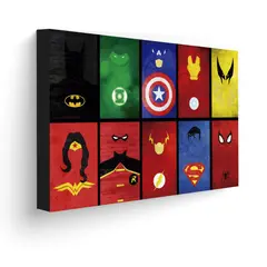 ART INDUSTRY - Cuadro 70x50 Cms Decorativo DC Comics Marvel