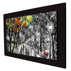 ART INDUSTRY - Cuadro 60x40 Cms Decorativo Tipo Oleo Camino 10