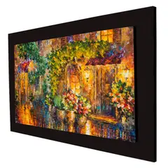 ART INDUSTRY - Cuadro 60x40 Cms Decorativo Tipo Oleo Jardin