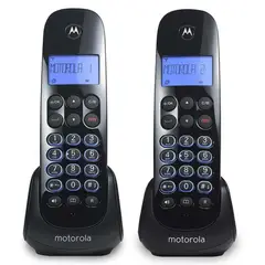 MOTOROLA - Teléfono dúo inalambrico m750-2 ca negro