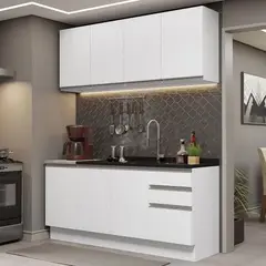 MADESA - Cocina Integral Glamy 1.60 Metros Blanco 01
