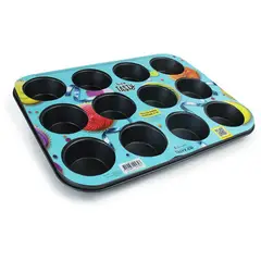 TASTY - Molde para muffins x 12 cavidades dk174673 gris