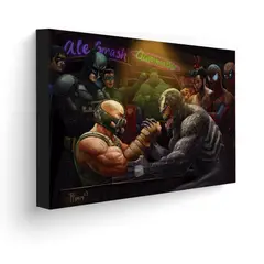 ART INDUSTRY - Cuadro 70x50 Cms Decorativo DC Comics vs Marvel