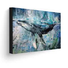ART INDUSTRY - Cuadro 70x50 Cms Decorativo Ballena