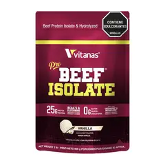 VITANAS - Pro Beef Isolate 2 Lb - Proteina de Carne Aislada -