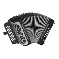 HOHNER - ACORDEON REY VALLENATO ADG NEGRO