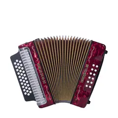 HOHNER - ACORDEON CORONA III GCF ROJO.