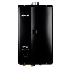 RINNAI - Calentador de paso agua 23 lts a gas natural- Rinnai- Negro