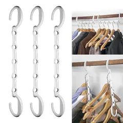 ENERGY PLUS - Gancho ahorrador de espacio 5en1 Organizador closet X3 Unid