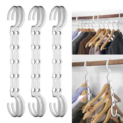 ENERGY PLUS - Gancho ahorrador de espacio 5en1 Organizador closet X6 Unid