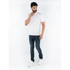 CALVIN KLEIN - Polo Blanca De Algodón Para Hombre