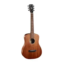 GENERICO - GUITARRA ACUSTICA CORT 34 AD MINI MAHOGANY PORO ABIERTO CON ESTUCHE.