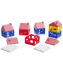 CREAPLAST - Casitas Didácticas x6 - Multicolor