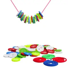 CREAPLAST - Botones Ensartables x30 - Multicolor