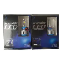 GENERICO - Luces turbo led H7 de alta intensidad 35 w (2 bombillos)