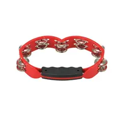 GENERICO - PANDERETA PLASTICA TYCOON ROJA