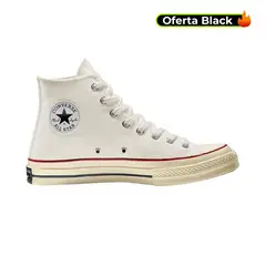 CONVERSE - Tenis Botas Chuck 70 Unisex-Blanco