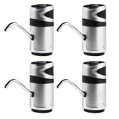 CHEF MASTER - 4 Dispensadores de agua eléctrico para botellón recargable