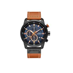 CURREN - Reloj Hombre 8291 Cuarzo Correa De Cuero Lujo