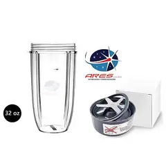 GENERICO - Kit Vaso 32oz+Cuchilla para Nutribullet 600w-900w