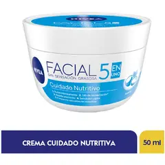 NIVEA - Crema Hidratante Cuidado Nutritiva Frasco x 50 Ml