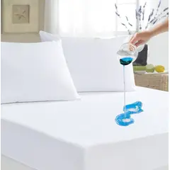 GENERICO - Combo Protector Colchon Impermeable Queen 160x190 + 2 Fundas Almohada