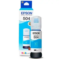 EPSON - Botella de Tinta 504 Cian