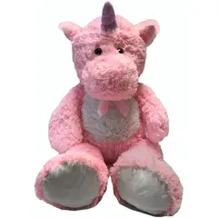KISSES - Peluche hippo unicornio sentado de 100 cms p12002