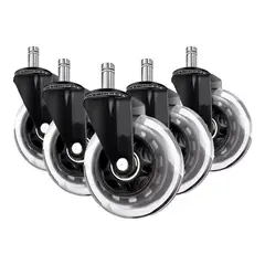 LINKON - Ruedas Para Silla Escritorio Tipo Roller Set 5 Universales-
