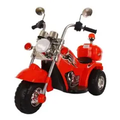HOMESALE - Moto Eléctrica Triciclo Trimoto Tipo Harley Chopper Roja