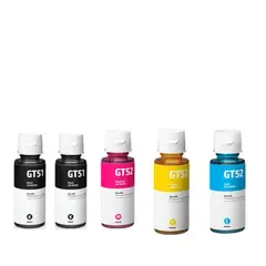 GENERICO - 5 Tintas Recargar Y Rellenar Cartuchos 100ml Compatible Hp