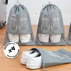 GENERICO - Set x4 bolsa de almacenamiento zapatos organizador bals43