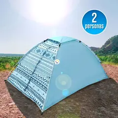COMPRALOENCASA COM - Carpa camping armable impermeable 2 personas colores varios