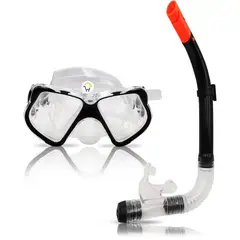 COMPRALOENCASA COM - Kit buceo snorkel mascara buceo profesional doble valvula
