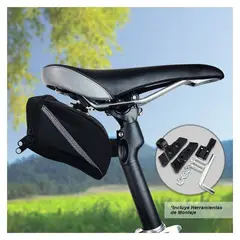COMPRALOENCASA COM - Estuche Alforja Bicicleta Sillín Bolso Porta Celular RF 2502