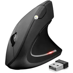 COMPRALOENCASA COM - Mouse vertical ergonómico inalámbrico recargable 6 botones d05