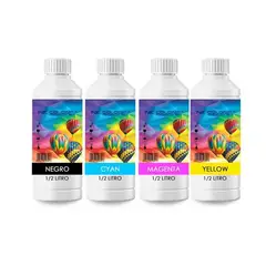 GENERICO - 4 Tintas Gi190 500ml Genéricas Para Canon G2110 G3110 G4110