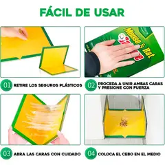 COMPRALOENCASA COM - Set x3 trampas pegamento para ratón pegante mata ratas gr8