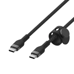 BELKIN - Cable Pro Flex USB-C a USB-C con correa 2 metros negro