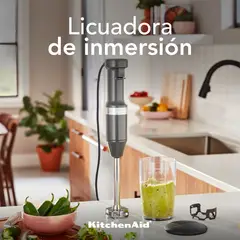 KITCHENAID - Licuadora KHBV53DG Gris Carbón 180 W Velocidad variable
