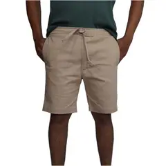 ARANZAZU - Shorts en algodón elástico Rodas Caqui.