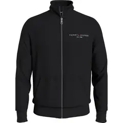 TOMMY HILFIGER - Saco Negro Con Cierre De Cremallera