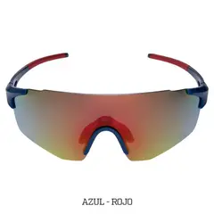 GW - GAFAS DE CICLISMO FLINT FULL COLOR AZUL ROJO