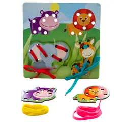 CREAPLAST - Animales para Enhebrar x2