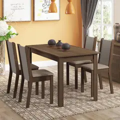 MADESA - Juego de Comedor Bea con 4 Sillas