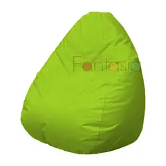MUEBLES FANTASIA - Puff Pera Lona Grande Verde Muebles fantasía