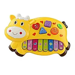 DAYOSHOP - Piano Vaca Interactivo Sonido Y Notas Musicales