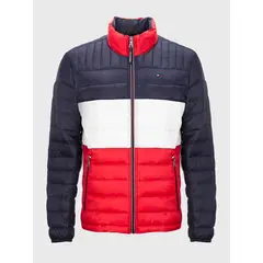 TOMMY HILFIGER - Chaqueta azul acolchada