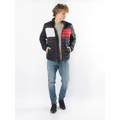 TOMMY HILFIGER - Chaqueta azul acolchada