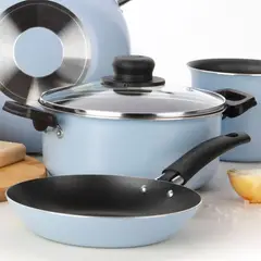 MUEBLES 2020 - Olla con tapa Blue 24cm Azul Celeste